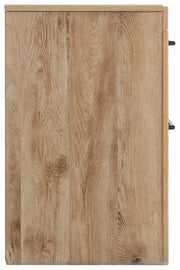 Hyanna - Two Drawer Night Stand - Tan Brown - R&R Furniture Gallery (Fountain Valley, CA)
