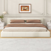 Stylish Upholstered Bed With Birch Wood Frame - R&R Furniture Gallery (Fountain Valley, CA)