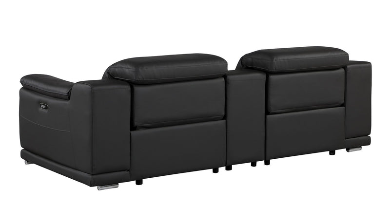 9762 - 3-Piece Modular Power Reclining Console Loveseat With 2 Power Recliners In