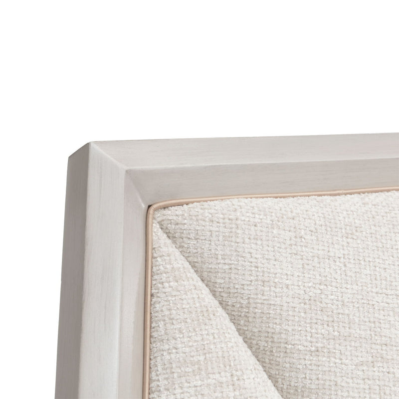 Fantosini - King Tufted Panel Bed - Silver Mist - R&R Furniture Gallery (Fountain Valley, CA)
