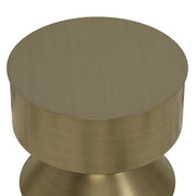 Miller - Side Table - Black / Brass - R&R Furniture Gallery (Fountain Valley, CA)