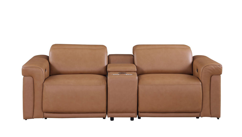 1126 - 3-Piece Modular Power Reclining Loveseat In With 2 Power Recliners & Power Headrests