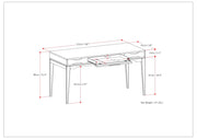 Harper - Handcrafted Desk - R&R Furniture Gallery (Fountain Valley, CA)