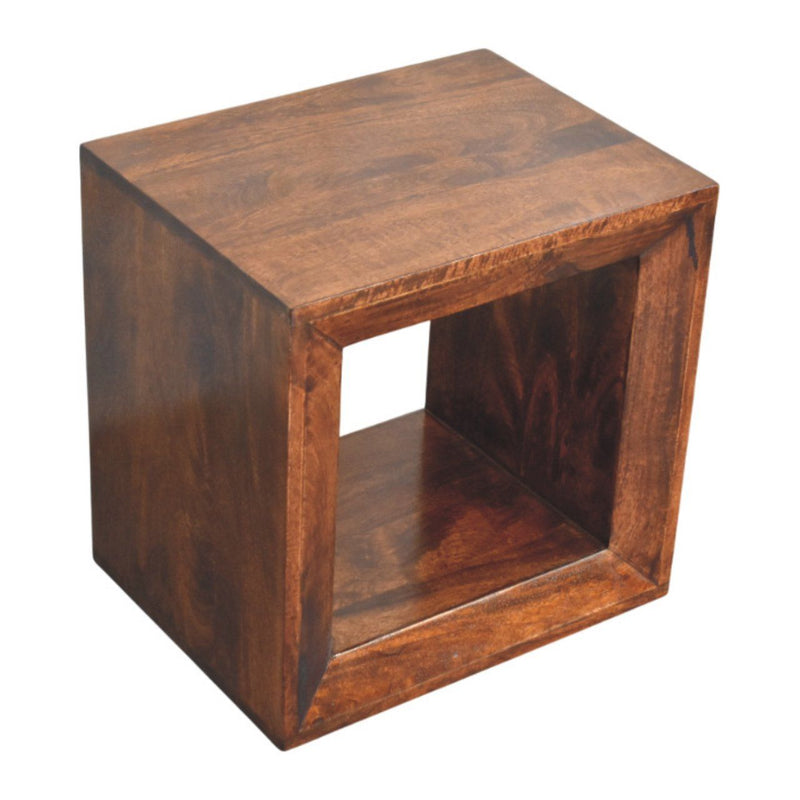 Solis - Open Side Table - Brown - R&R Furniture Gallery (Fountain Valley, CA)