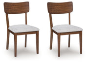 Tameride - Dining Upholstered Side Chair (Set of 2) - Brown - R&R Furniture Gallery (Fountain Valley, CA)