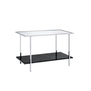 Angwin - Console Table - Mirrored, Faux Marble Top & Chrome - R&R Furniture Gallery (Fountain Valley, CA)