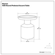 Haynes - Handcrafted Wooden Accent Table - R&R Furniture Gallery (Fountain Valley, CA)