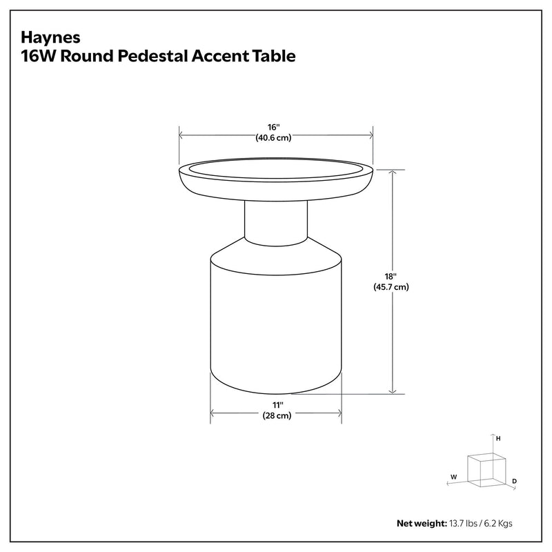 Haynes - Handcrafted Wooden Accent Table - R&R Furniture Gallery (Fountain Valley, CA)