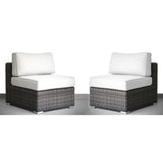 Seating Set With Cushions Handcrafted Wicker Design - R&R Furniture Gallery (Fountain Valley, CA)