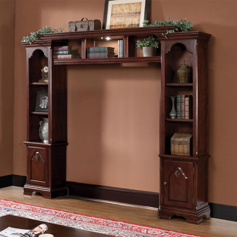 Hercules - Entertainment Center - Cherry - R&R Furniture Gallery (Fountain Valley, CA)