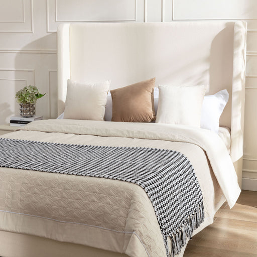 Harper - Tall Headboard Upholstered Bed - R&R Furniture Gallery (Fountain Valley, CA)