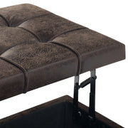 Harrison - Large Coffee Table Storage Ottoman - R&R Furniture Gallery (Fountain Valley, CA)