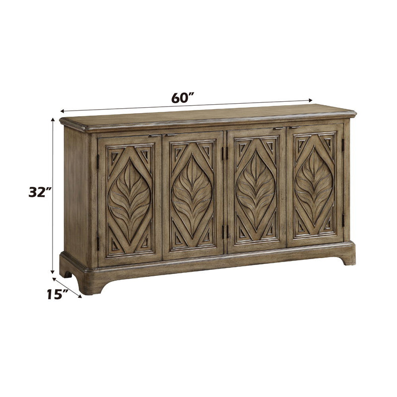 Orana - Console Cabinet - Oak - R&R Furniture Gallery (Fountain Valley, CA)