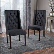 Sophisticated Tufted Dining Chair With High Back Design - R&R Furniture Gallery (Fountain Valley, CA)