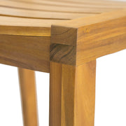 Outdoor Dining Side Chair (Set of 2) - Teak Finish - R&R Furniture Gallery (Fountain Valley, CA)