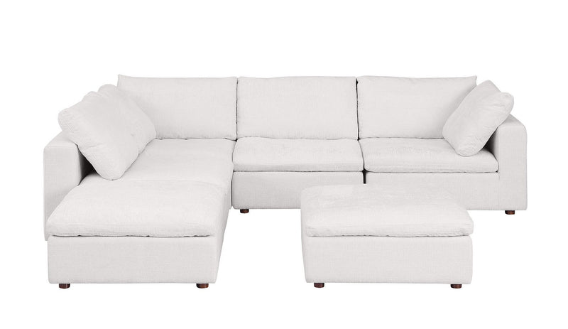 1100 - 6-Piece 3-Seat Sectional (Italian Fabric)