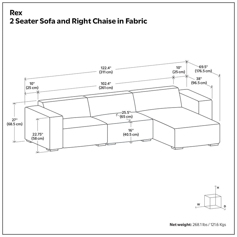 Rex - Handcrafted Sectional Sofa - R&R Furniture Gallery (Fountain Valley, CA)