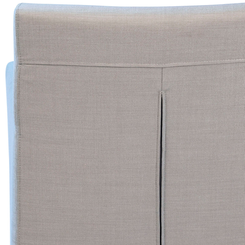 Norman - Outdoor Dining Chair - Gray And White