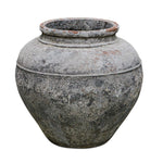 Echoes Of Time - Concrete Outdoor Planter - Dark Gray