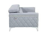 1140 - Top Grain Italian Leather Loveseat - R&R Furniture Gallery (Fountain Valley, CA)
