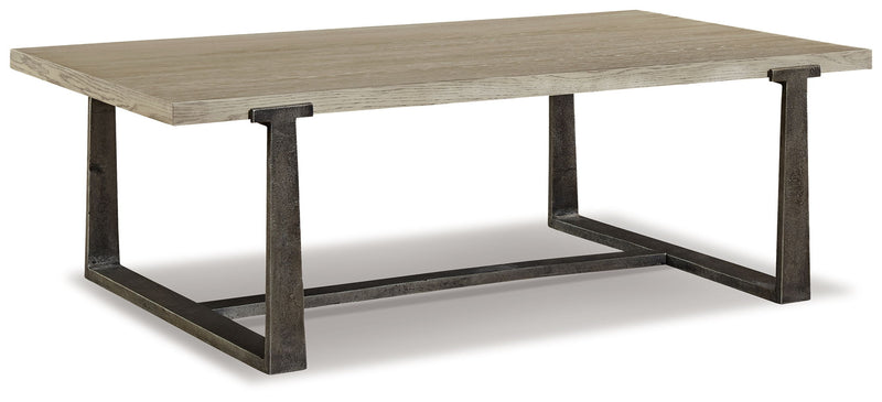 Dalenville - Rectangular Cocktail Table - Gray - R&R Furniture Gallery (Fountain Valley, CA)