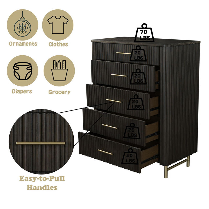 Clayten - Chest - Espresso - R&R Furniture Gallery (Fountain Valley, CA)