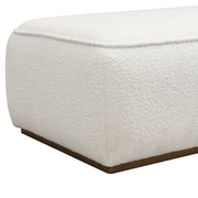 Grainy Footstool For Home - Beige - R&R Furniture Gallery (Fountain Valley, CA)
