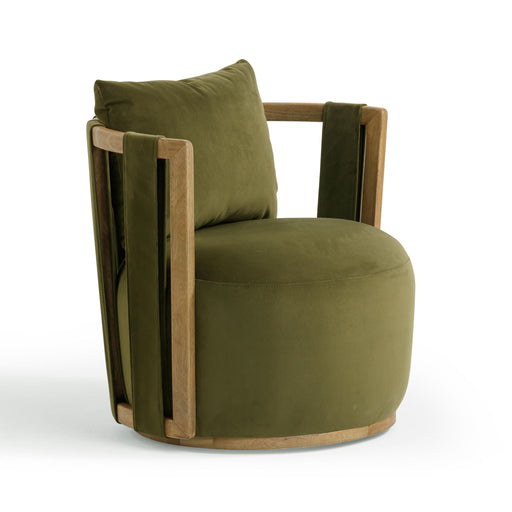 Paolo - Textured Weave Swivel Chair - R&R Furniture Gallery (Fountain Valley, CA)