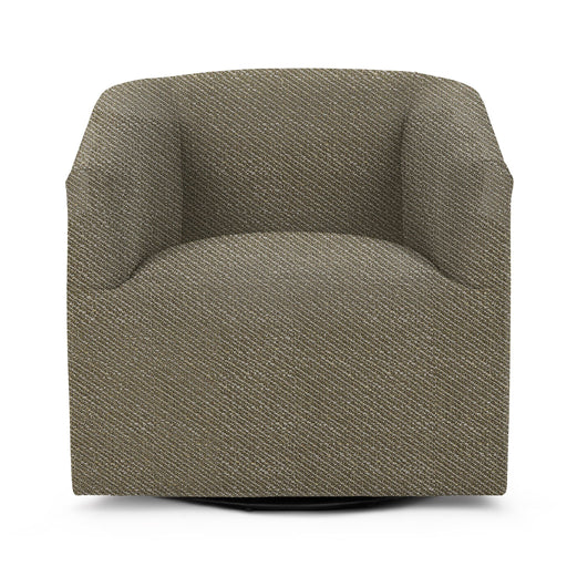 Classic Home Vernon swivel chair with upholstered seat and backrest, featuring a modern design and sturdy base.