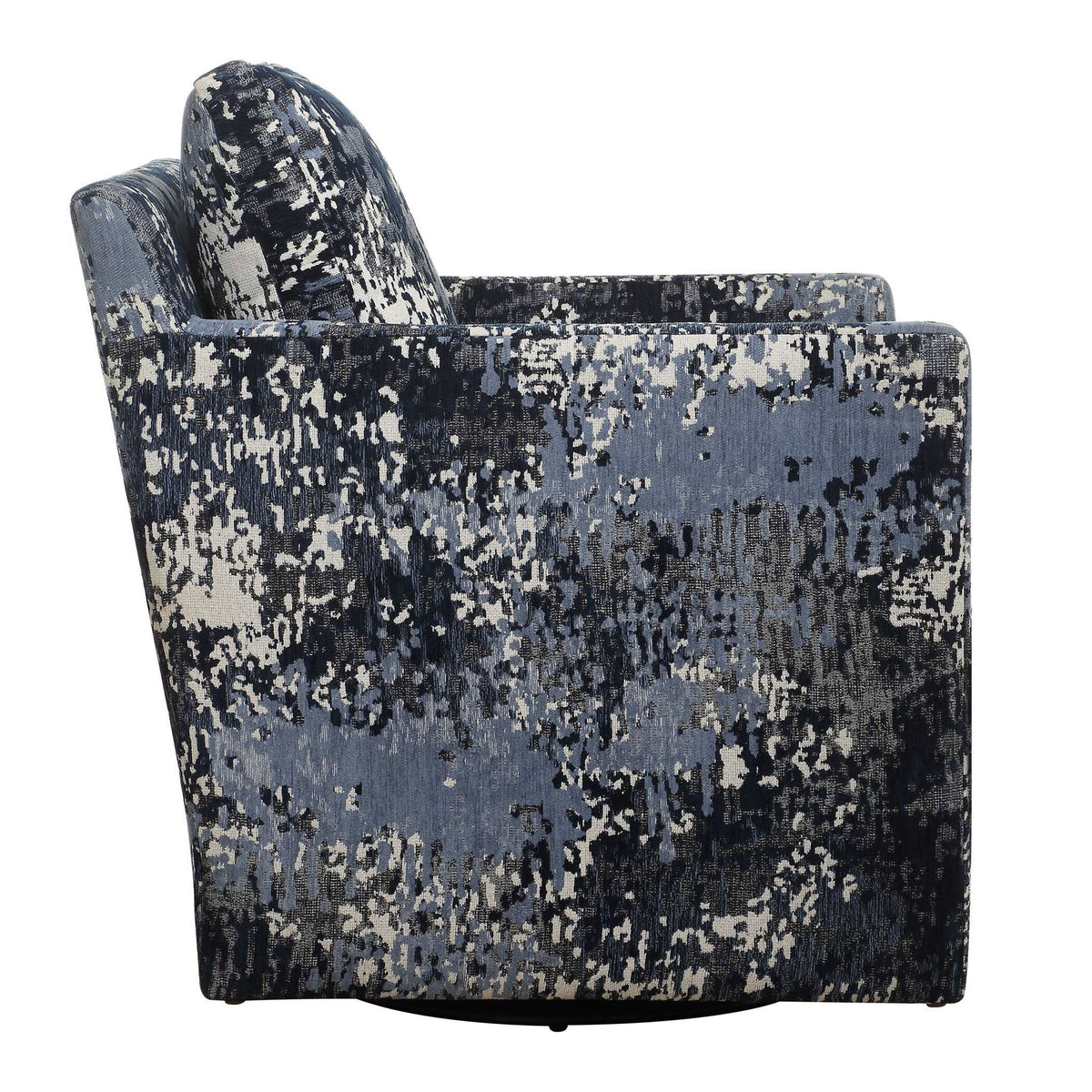 Tisdell - Patterned Swivel/Glider - Blue