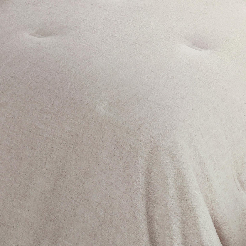 Classic Home Talia comforter set with a soft, patterned duvet and matching pillow shams, designed for cozy bedroom decor.