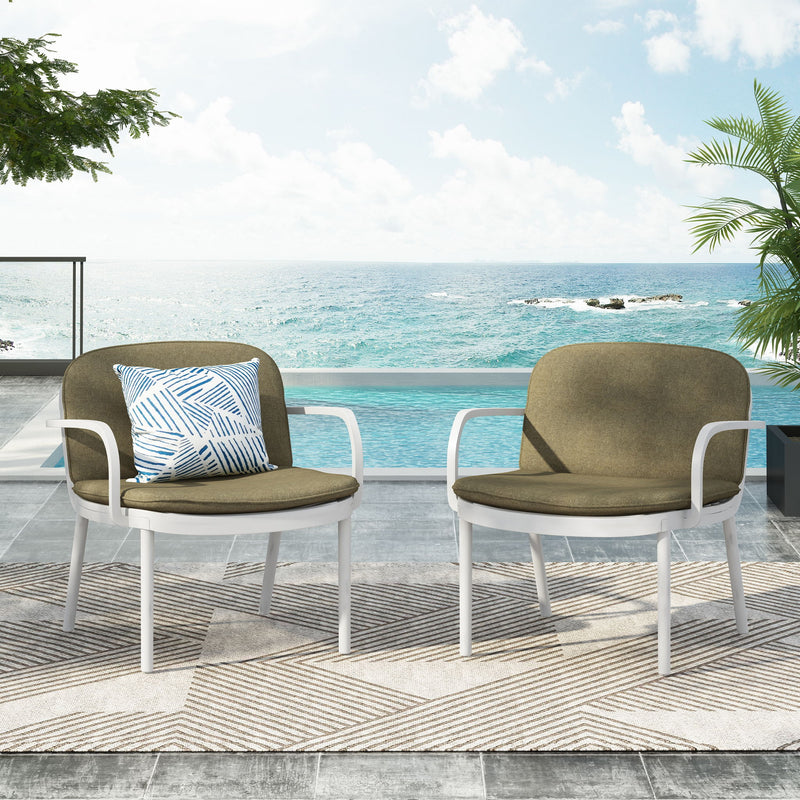 Luna - Outdoor Club Chair (Set of 2) - R&R Furniture Gallery (Fountain Valley, CA)