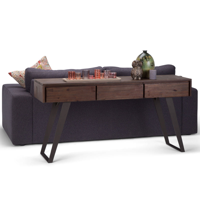 Lowry - Handcrafted Console Sofa Table - R&R Furniture Gallery (Fountain Valley, CA)