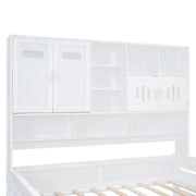 Daybed With All-In-One Cabinet And Shelf - R&R Furniture Gallery (Fountain Valley, CA)