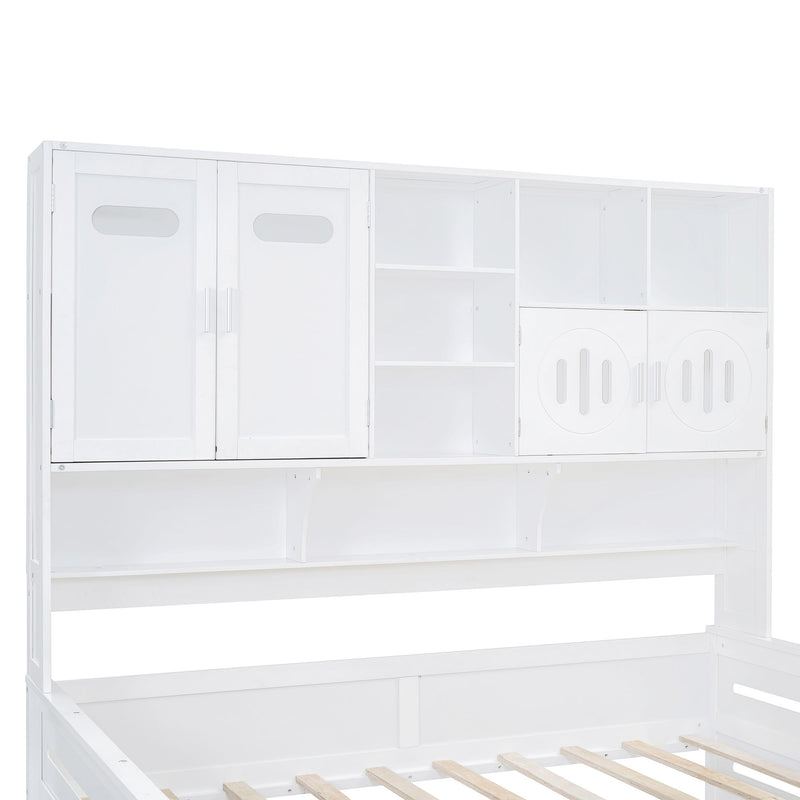 Daybed With All-In-One Cabinet And Shelf - R&R Furniture Gallery (Fountain Valley, CA)