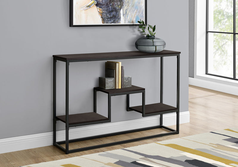 Accent Console Table For Entryway, Multi-Tier Design - R&R Furniture Gallery (Fountain Valley, CA)