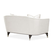 Paris Chic - Loveseat - Cremini / Espresso - R&R Furniture Gallery (Fountain Valley, CA)