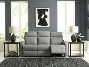 Gauntlet - Reclining Sofa - Sterling - R&R Furniture Gallery (Fountain Valley, CA)