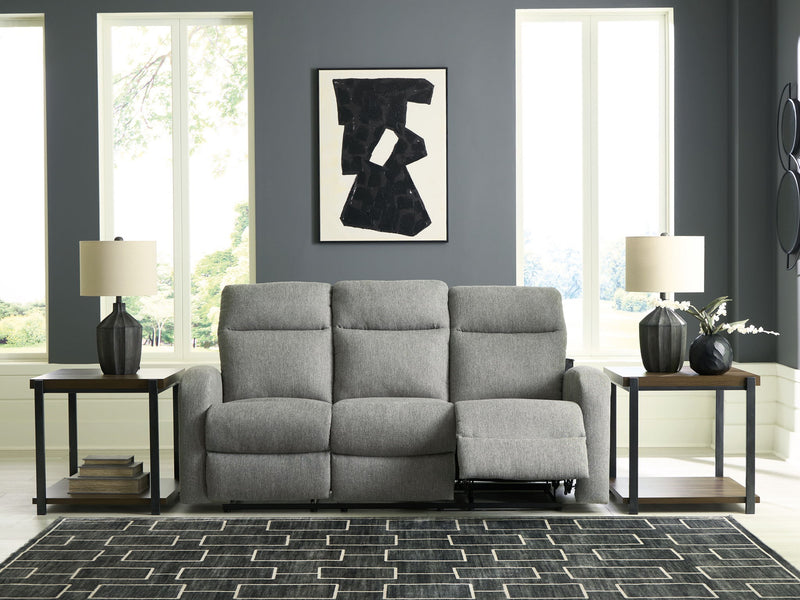 Gauntlet - Reclining Sofa - Sterling - R&R Furniture Gallery (Fountain Valley, CA)