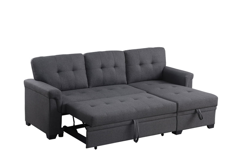 Lucca - Reversible Sleeper Sectional Sofa With Storage Chaise - R&R Furniture Gallery (Fountain Valley, CA)