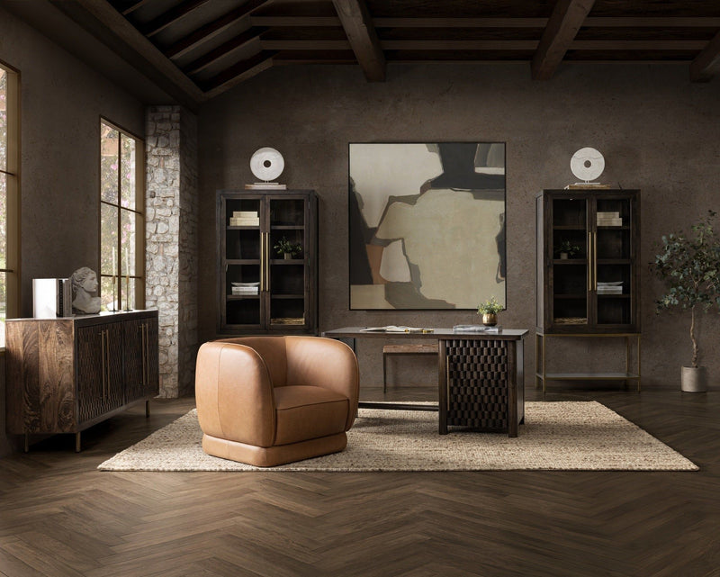 Norwood - Desk - Bark Brown - R&R Furniture Gallery (Fountain Valley, CA)