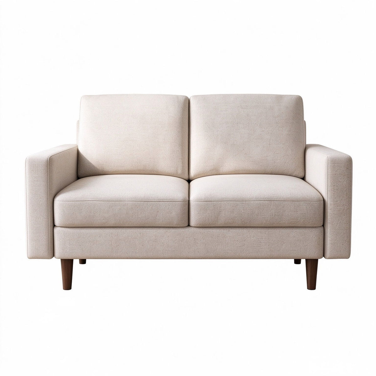 US Pride loveseat sofa with two removable cushion seats, stationary design perfect for living room relaxation.