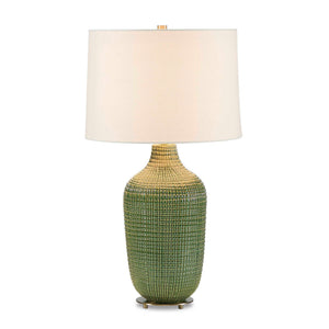 Dulcich - Grid Table Lamp - Green