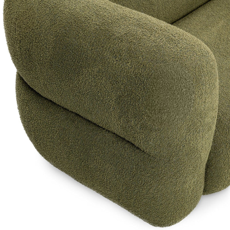 Faris - Upholstered Sofa - Dark Olive - R&R Furniture Gallery (Fountain Valley, CA)