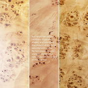 Nebula - Round Pillar Leg Coffee Table - Warm Natural Brown Burl - R&R Furniture Gallery (Fountain Valley, CA)