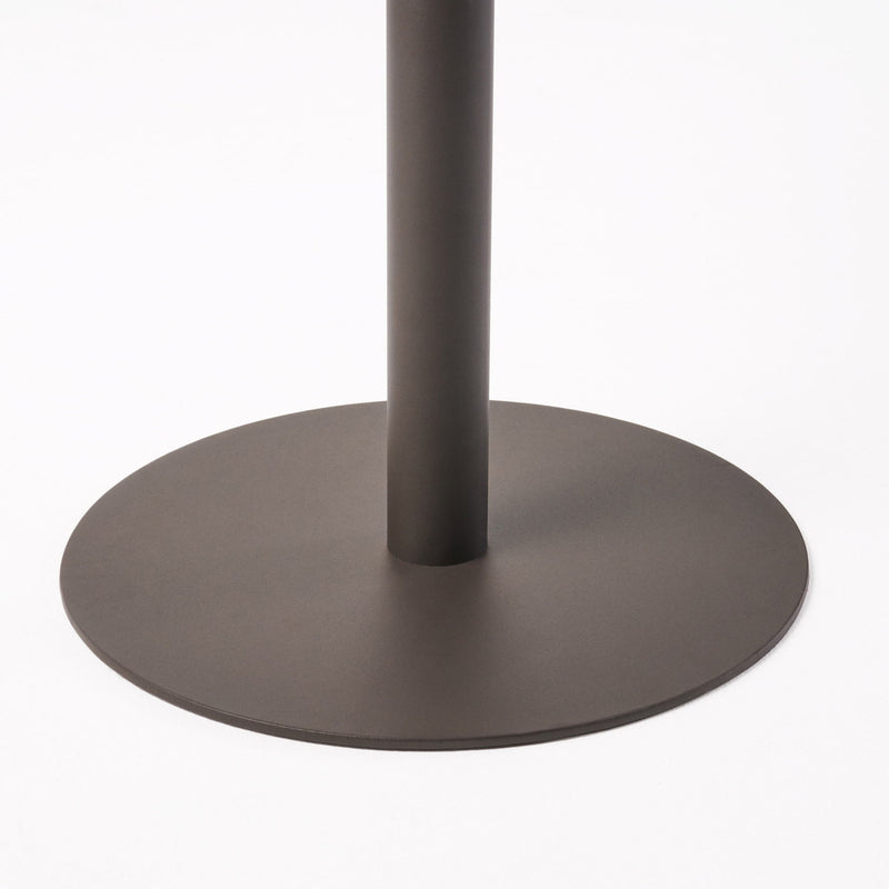 Outdoor Round Rattan Bar Table With Iron Frame - Multi Brown - R&R Furniture Gallery (Fountain Valley, CA)