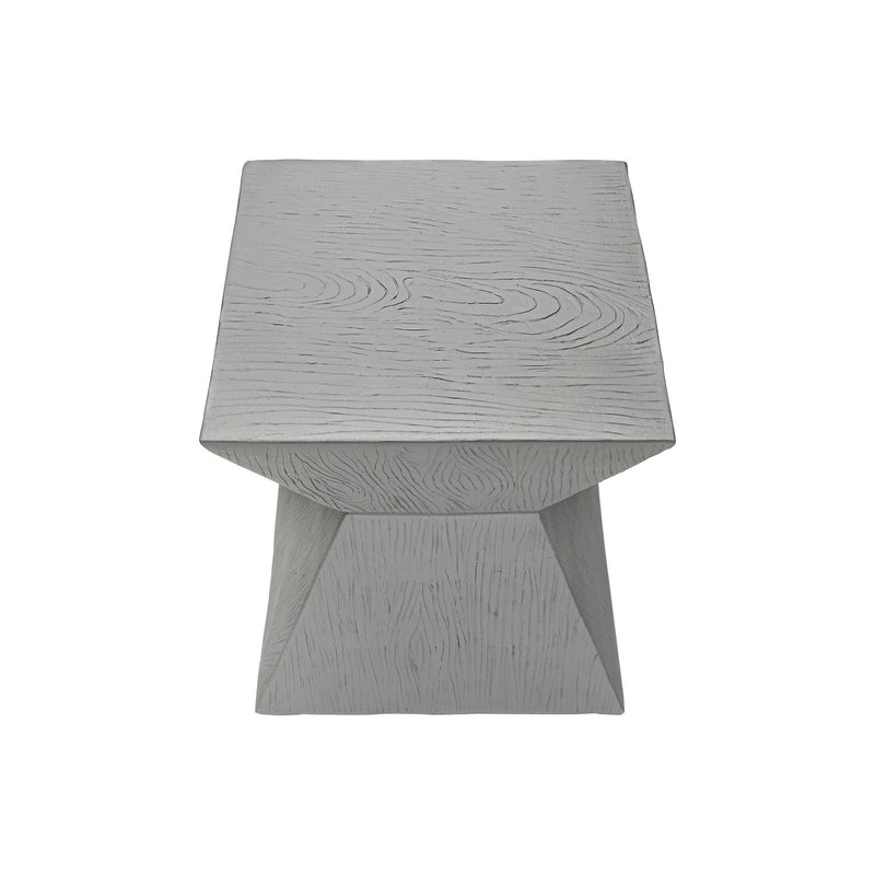 Modern 8th Street accent table with a sleek design, suitable for indoor or outdoor use, featuring a round top and sturdy base.