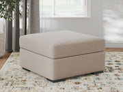 LadyMae - Oversized Accent Ottoman - Twill - R&R Furniture Gallery (Fountain Valley, CA)