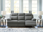 Side-Swipe - Reclining Sofa With Drop Down Table - R&R Furniture Gallery (Fountain Valley, CA)