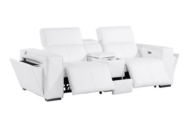 1224 - 7-Piece Modular Power Reclining Sofa, Loveseat & Chair Set In With 5 Power Recliners & Power Headrests